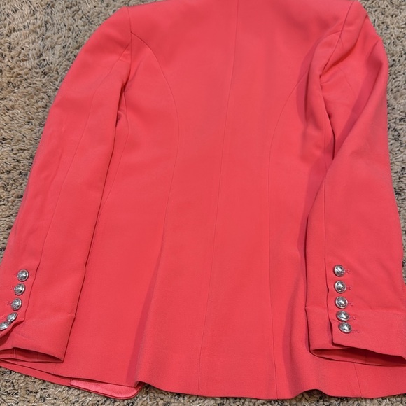 Balmain Women's Pink Double-Breasted Blazer - Picture 11 of 15